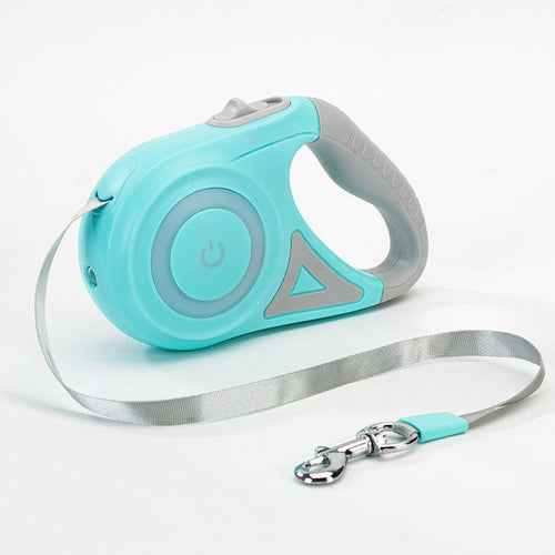 Dog Leash Retractable Leash And Dog Collar Spotlight Automatic Pet Dog