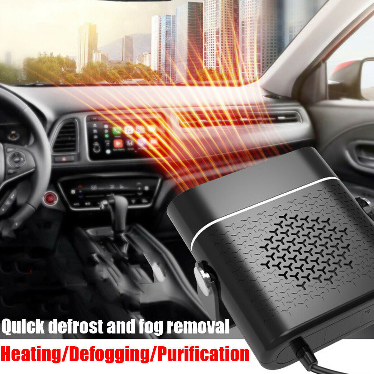 3 in 1 car heater defogger fan for vehicle – Zerramart