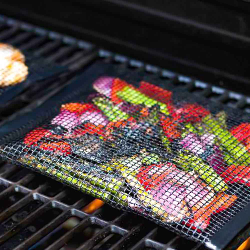 BBQ Mesh Grill Bag Non-Stick Teflon Grilling Bag for High Heat Cooking