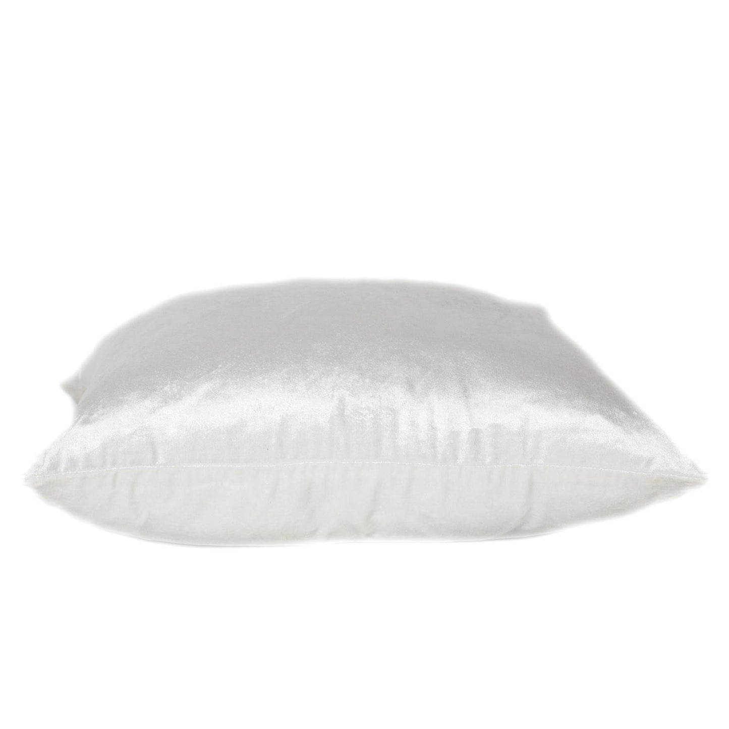 18" X 18" White Cotton Zippered Pillow - Zerramart