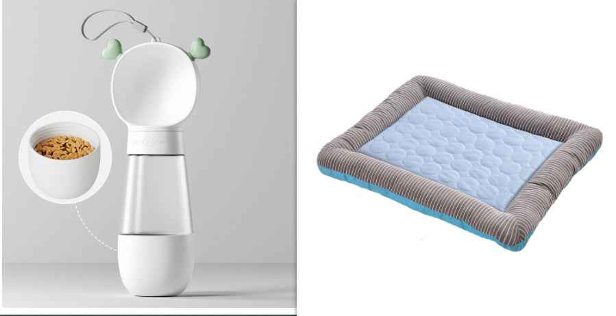 Pet Cooling Pad Bed For Dogs Cats Puppy Kitten Cool Mat Pet Blanket Ice Silk Material Soft For Summer Sleeping Blue Breathable