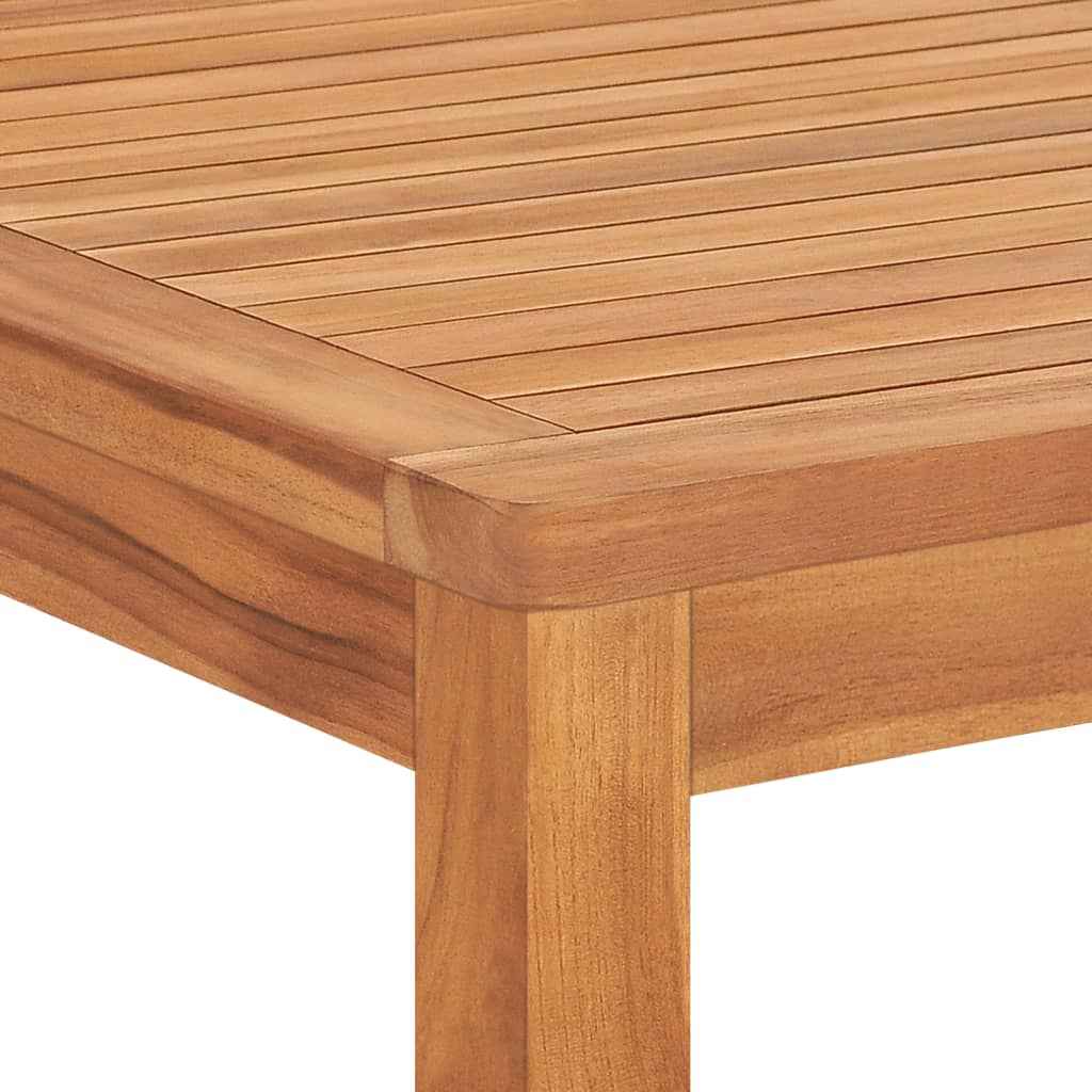 vidaXL Outdoor Dining Table Patio Table Garden Porch Furniture Solid Teak Wood