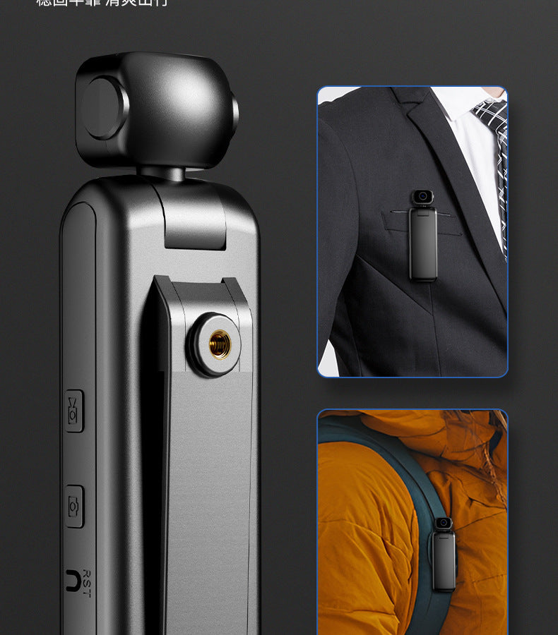 Portable design of the video recorder, showing its compact and versatile nature.