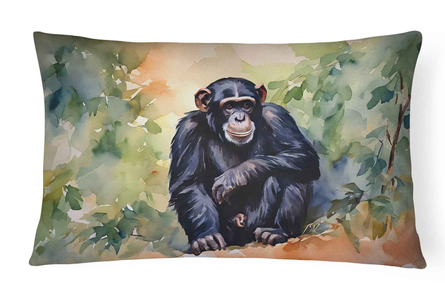 Chimpanzee Throw Pillow