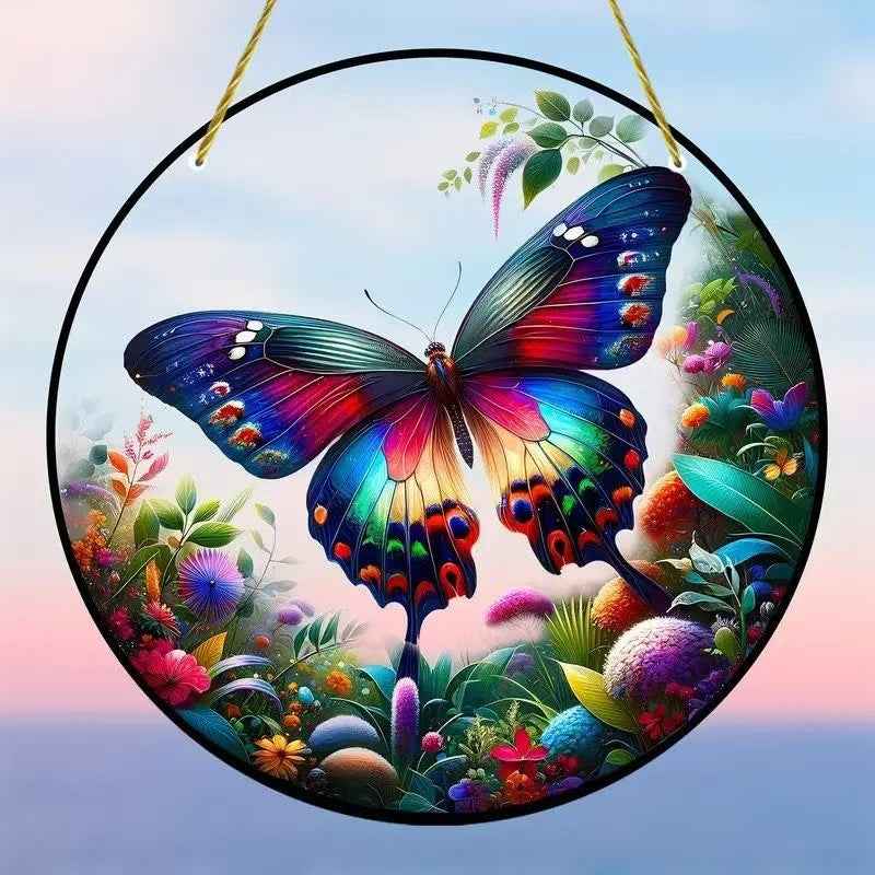 Creative Butterfly Theme Acrylic Wall Hanging Painting - Zerramart.online