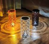 ouch dimming bedroom lamp with rose projector light