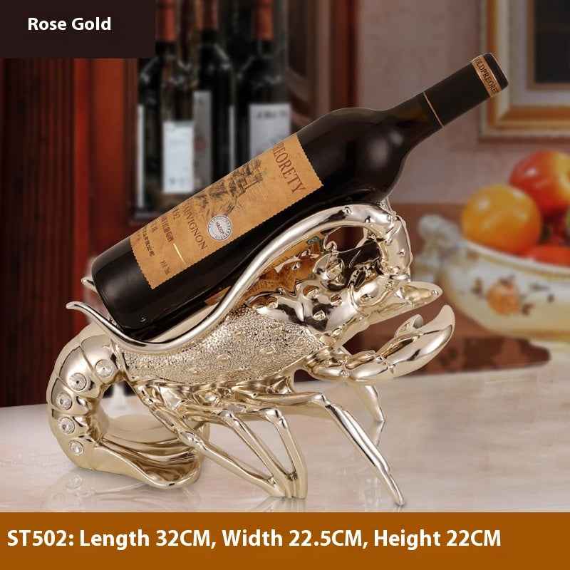 Handmade Lobster Wine Rack Crafts & Ornaments for Home Bar | Zerramart.online
