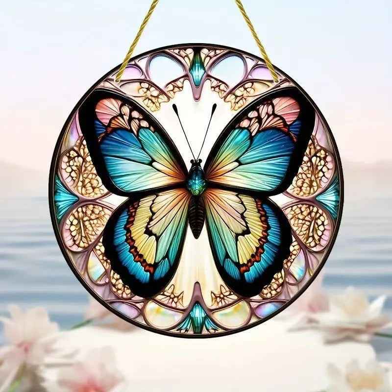 Creative Butterfly Theme Acrylic Wall Hanging Painting - Zerramart.online
