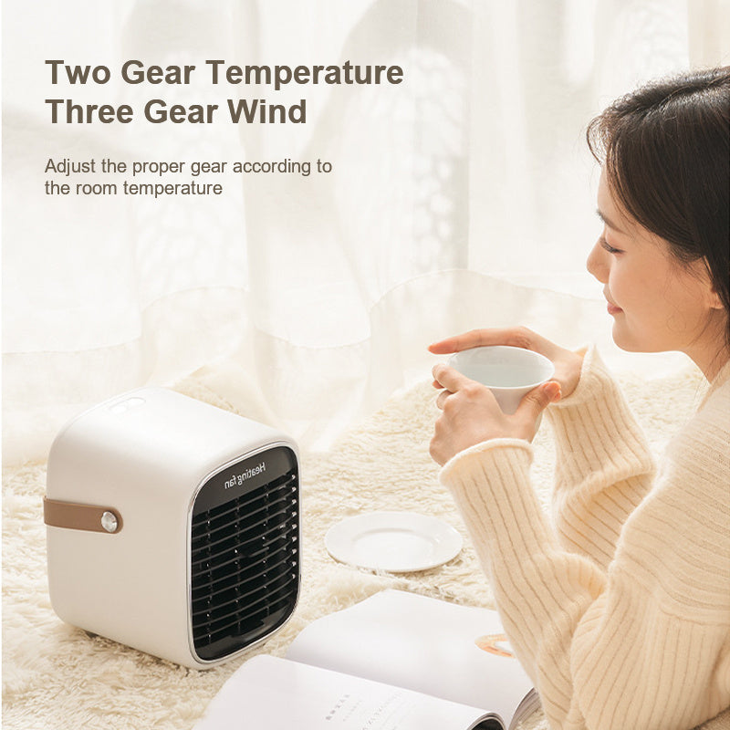 Compact plug-in electric heater for energy-efficient home heating