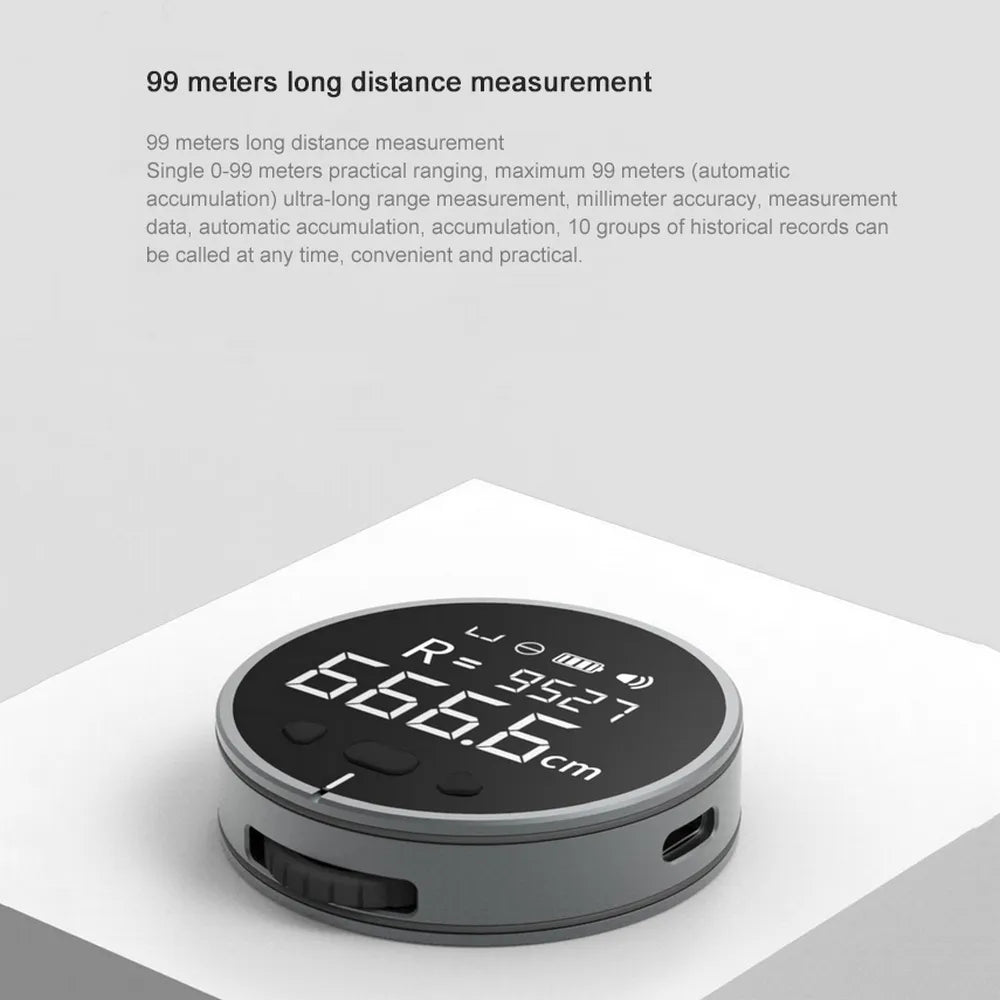 Digital LCD display measuring ruler for easy and precise measurements