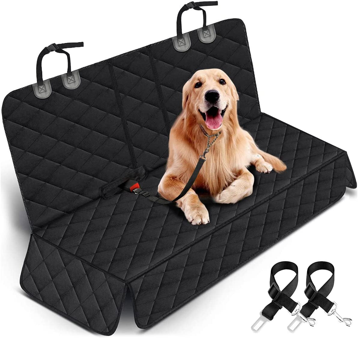 Dog car seat cover waterproof bench protector for trucks, SUVs, and cars