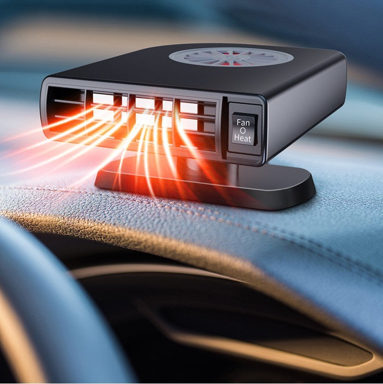 Dual hot and cool air car heater USA model