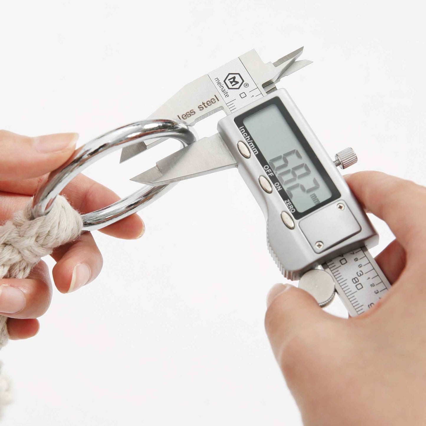 Macrame Hanging Hammock Chair, Cotton Rope Swing for Indoor and