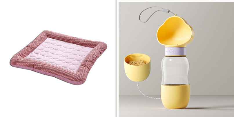 Pet Cooling Pad Bed For Dogs Cats Puppy Kitten Cool Mat Pet Blanket Ice Silk Material Soft For Summer Sleeping Blue Breathable