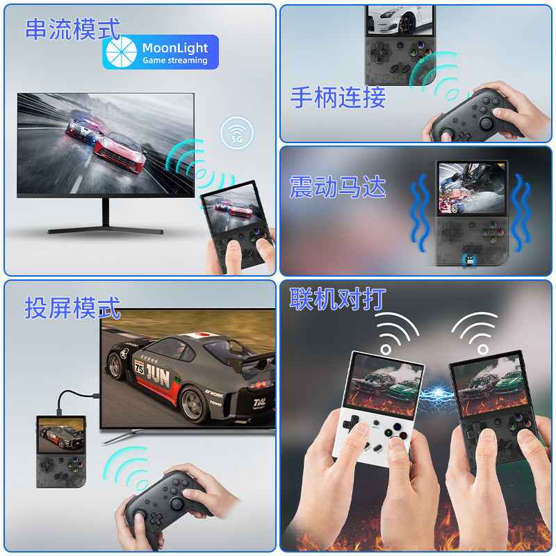 RG35XX Plus Retro Handheld Game Console-Open Source Portable PSP Arcade Emulator for Classic Games