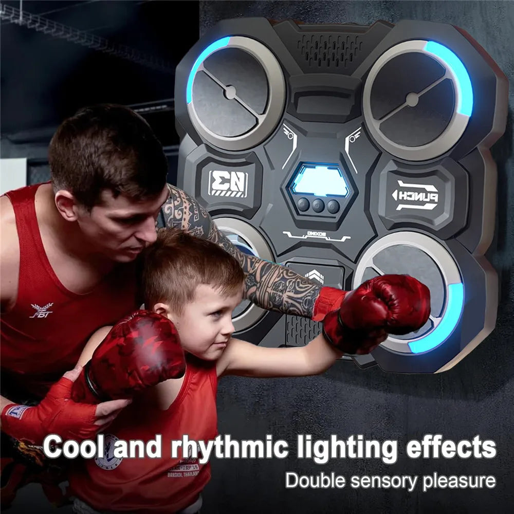 Interactive boxing machine for kids with music and sound effects