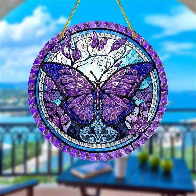 Creative Butterfly Theme Acrylic Wall Hanging Painting - Zerramart.online