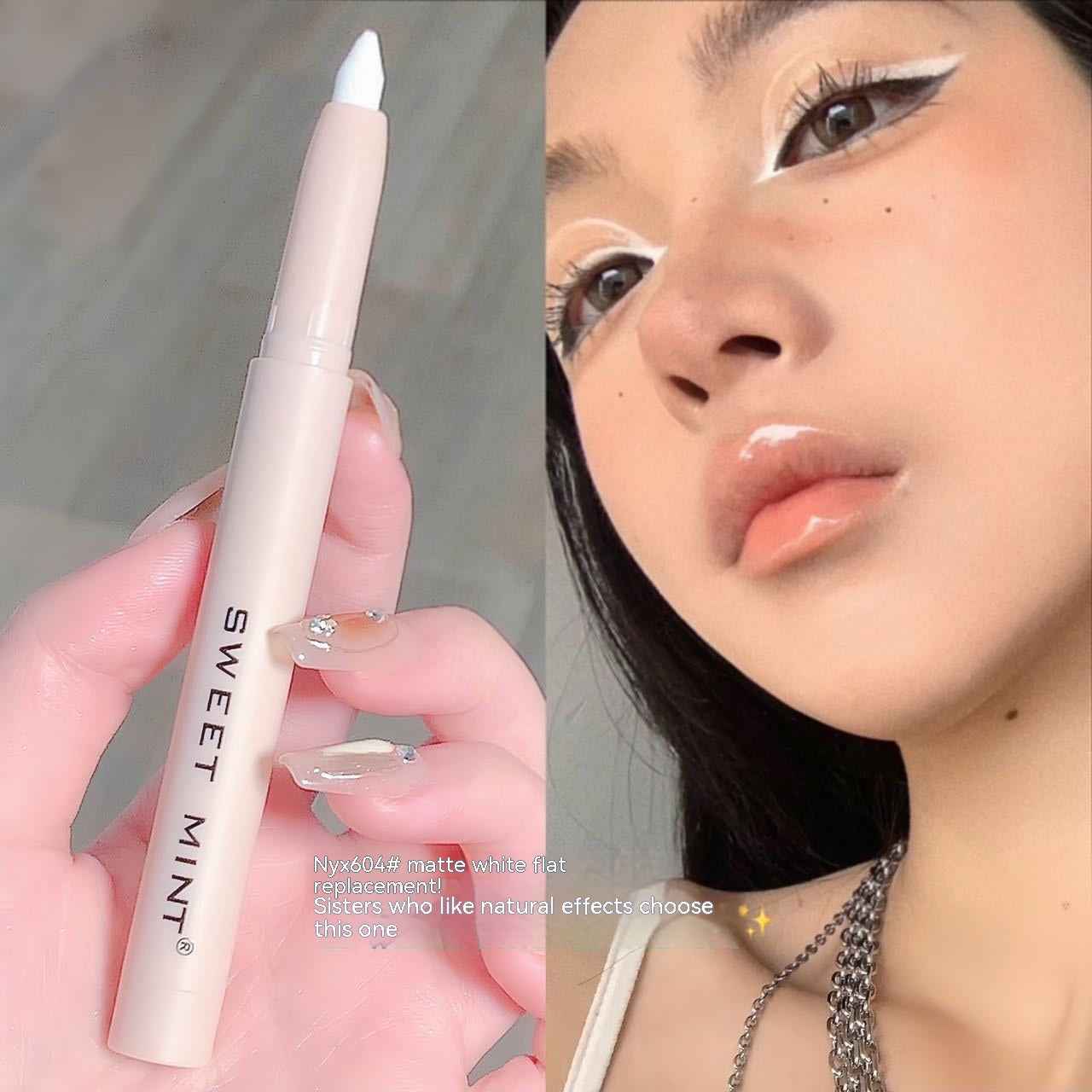Crouching Silkworm Eyeliner Pen – Brightening, Waterproof & Long-Lasting Precision Makeup Liner for Perfect Eyes