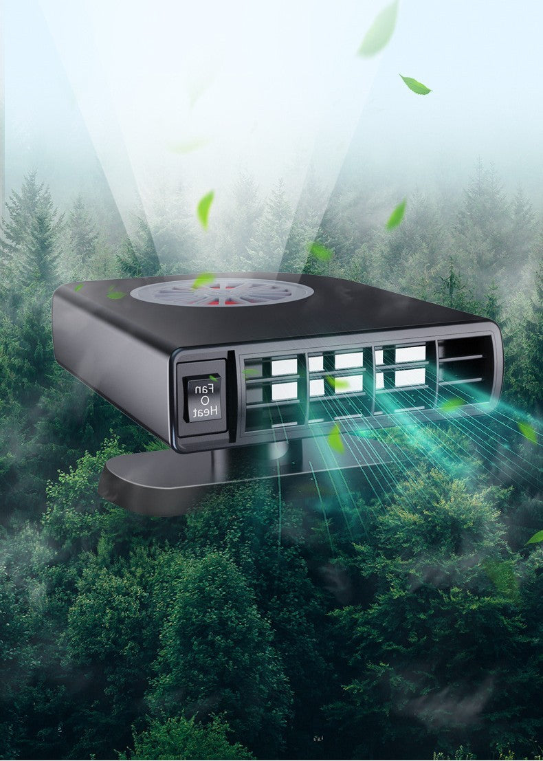 Car window defogger heater 12 volt plug-in