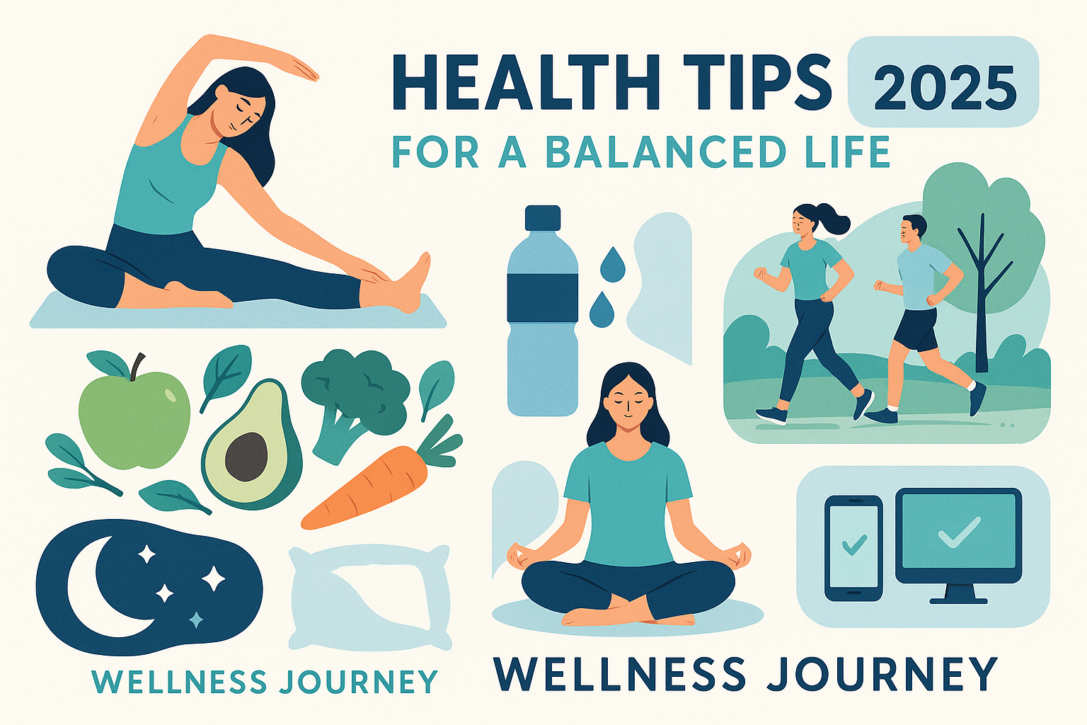 Essential Health Tips for a Balanced Life, Simple Strategies to Boost Your Well-being in 2025
