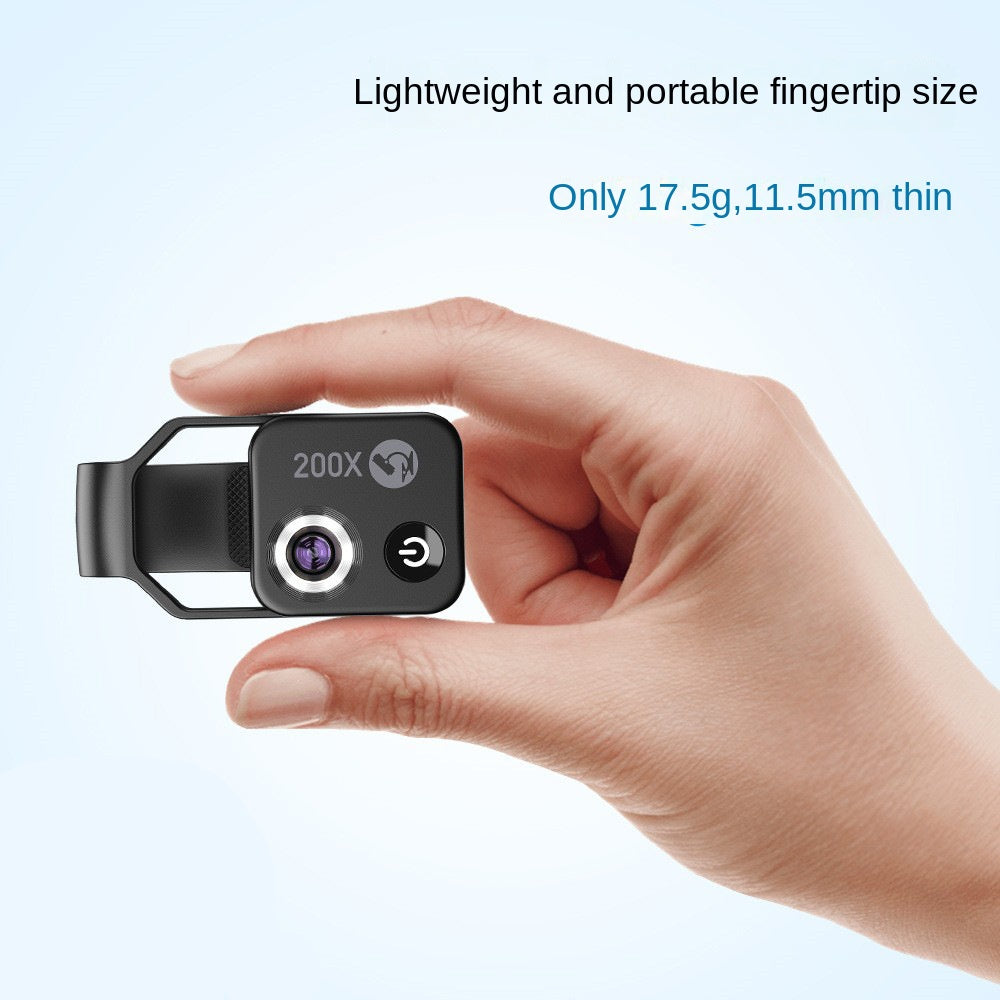 Apexel  Portable Mobile Phone Microscope – HD Magnifying Glass Without CPL