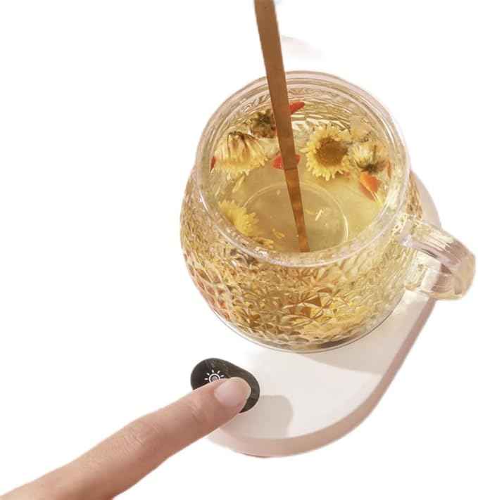 Intelligent Constant Temperature Heating Coaster-55°C Adjustable Temperature Hot Milk & Warm Water Cup Artifact