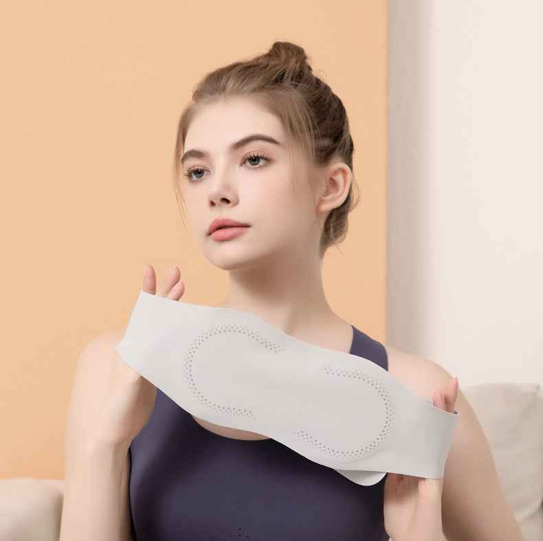 Skg Waist Massager-Intelligent Heating Pulse EMS Massage Belt for Abdominal Soreness & Slim Waist