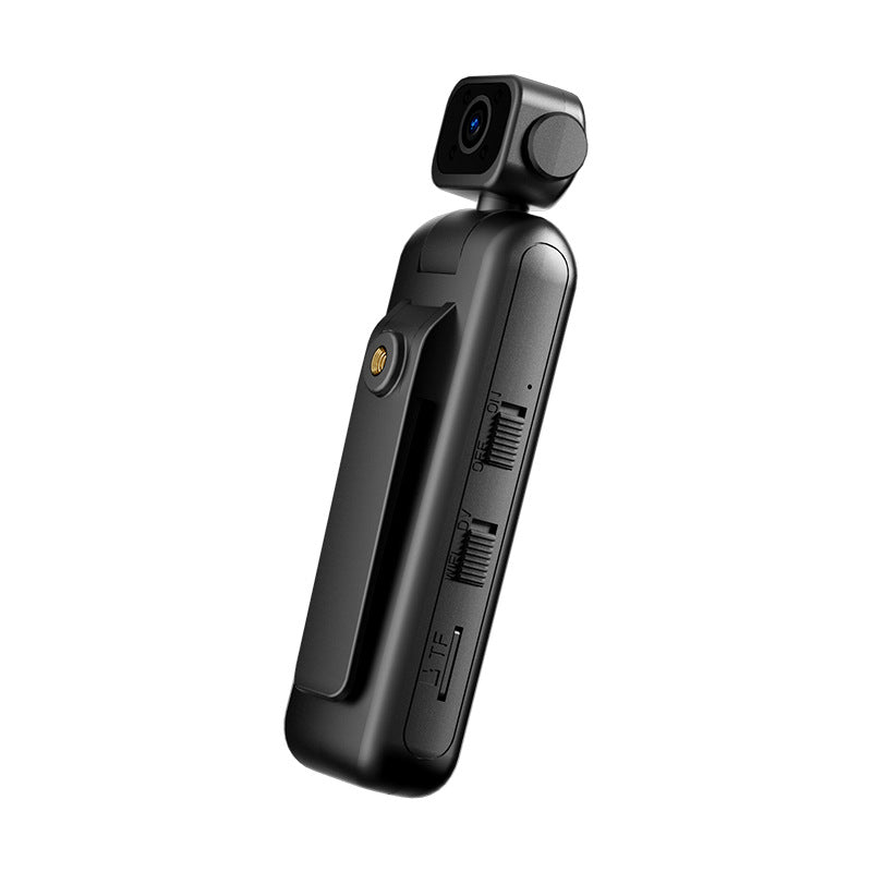 Camera in use outdoors, recording high-definition footage.