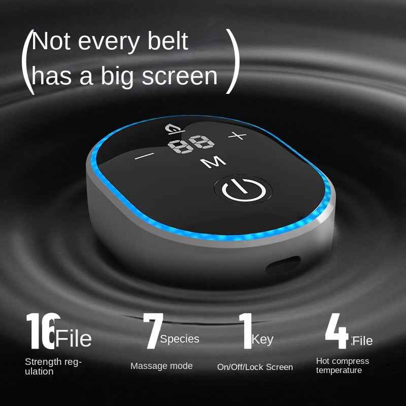 Skg Waist Massager-Intelligent Heating Pulse EMS Massage Belt for Abdominal Soreness & Slim Waist