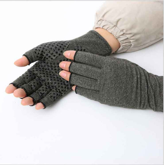 Half Finger Gloves for Comfortable Hand Support and Flexibility, Ideal for Arthritis, Carpal Tunnel, and Daily Wear