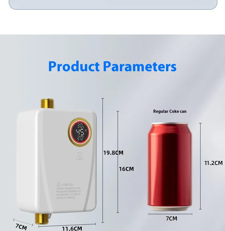 Demand water heater for small kitchens - Zerramart