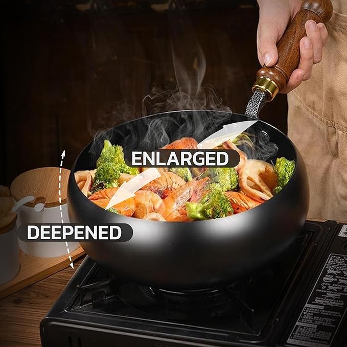 large flat bottom wok pan for everyday household use.zerramart.online
