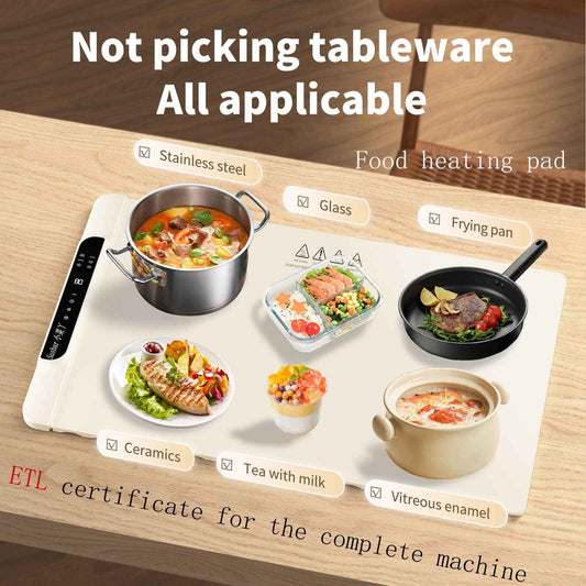 Flexible Heating Warming Board for Home Dining Table Mat,Multi-Functional Meal Warming Pad | Foldable & Convenient