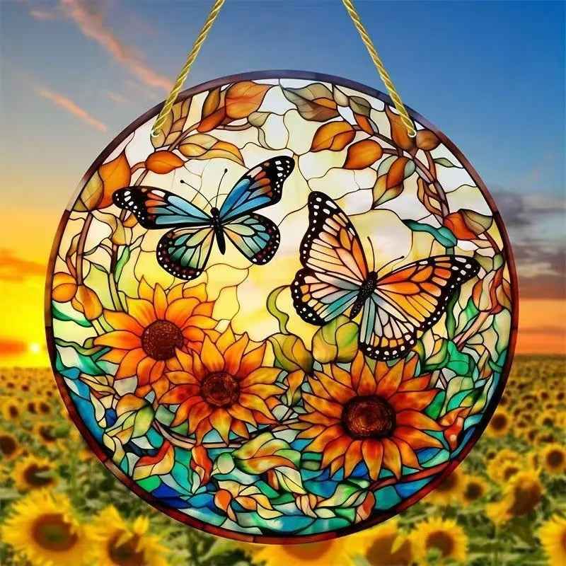 Creative Butterfly Theme Acrylic Wall Hanging Painting - Zerramart.online