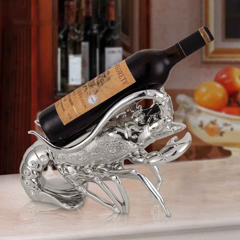 Handmade Lobster Wine Rack Crafts & Ornaments for Home Bar | Zerramart.online