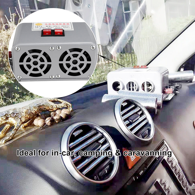 Fast defrost car heating device 12 volt plug in