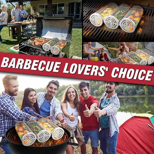 rolling smoker grill for charcoal and gas BBQs.zerramart.online