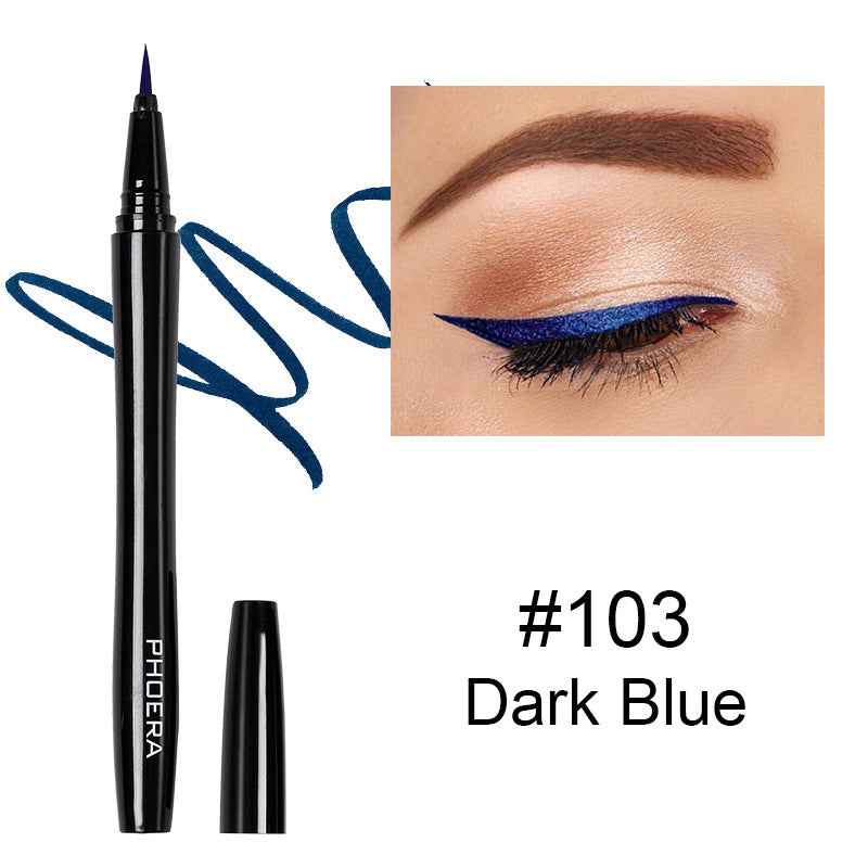 PHOERA Vacuum Straight Liquid Eyeliner- Waterproof, Smudge-Proof & Long-Lasting Precision Liner for Perfect Eye Makeup