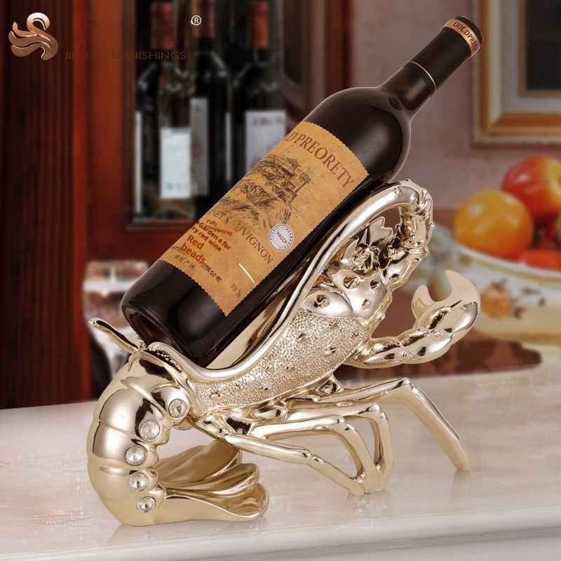 Handmade Lobster Wine Rack Crafts & Ornaments for Home Bar | Zerramart.online