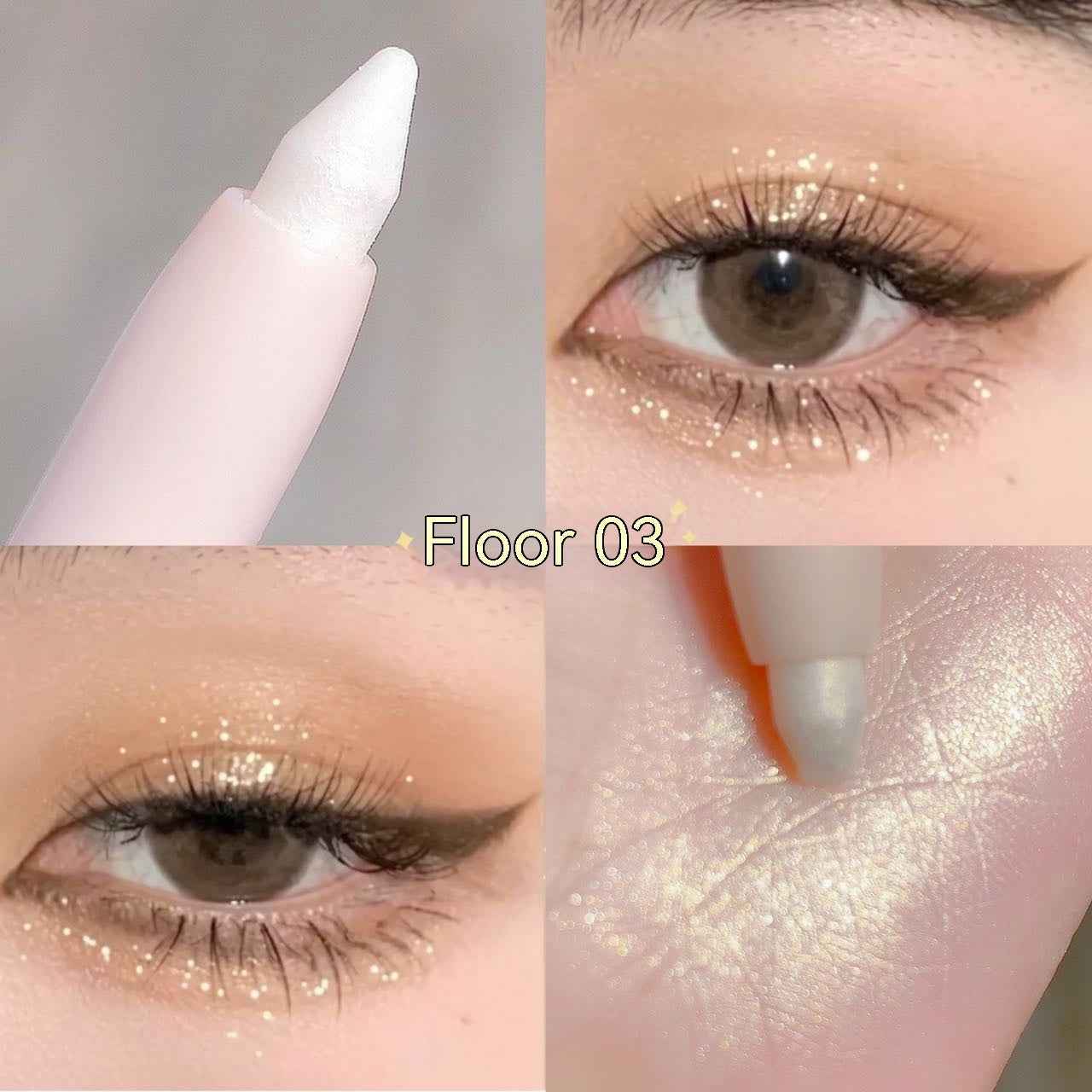 Crouching Silkworm Eyeliner Pen – Brightening, Waterproof & Long-Lasting Precision Makeup Liner for Perfect Eyes
