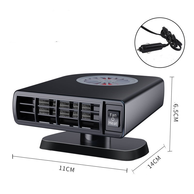 Compact defrosting heater for trucks and SUVs