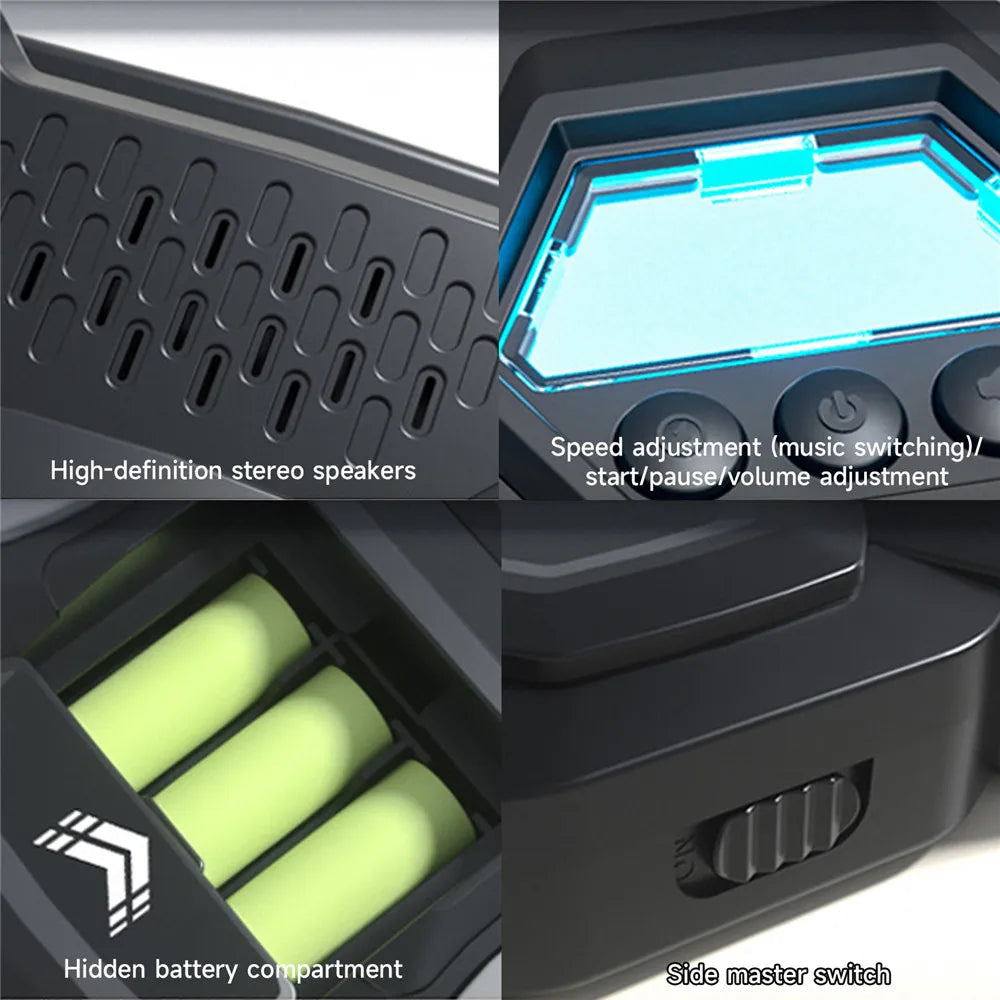 Wall-mounted fitness boxing machine with music and sound for kids