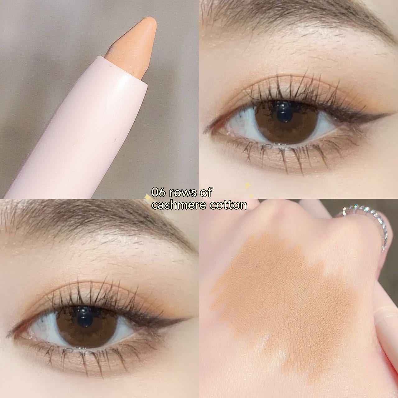 Crouching Silkworm Eyeliner Pen – Brightening, Waterproof & Long-Lasting Precision Makeup Liner for Perfect Eyes